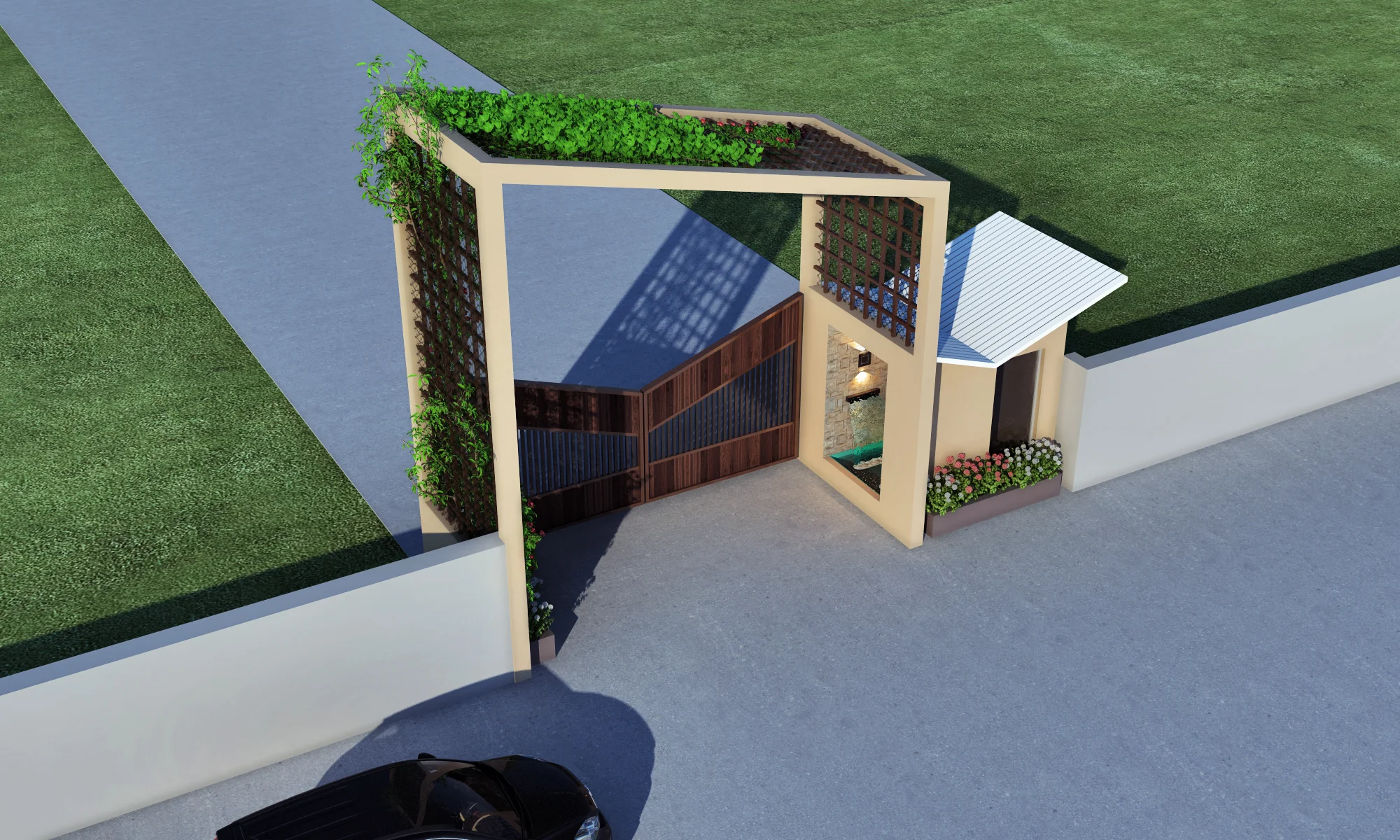 Entrance Gate Aerial