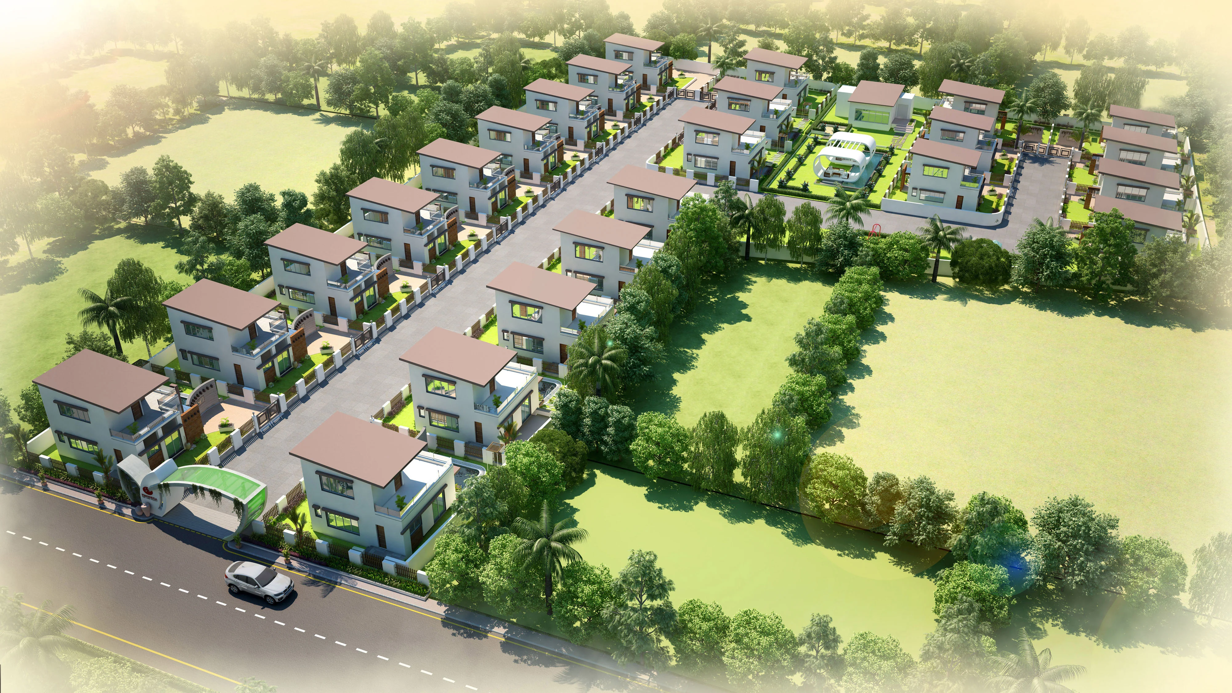 Aerial Community View