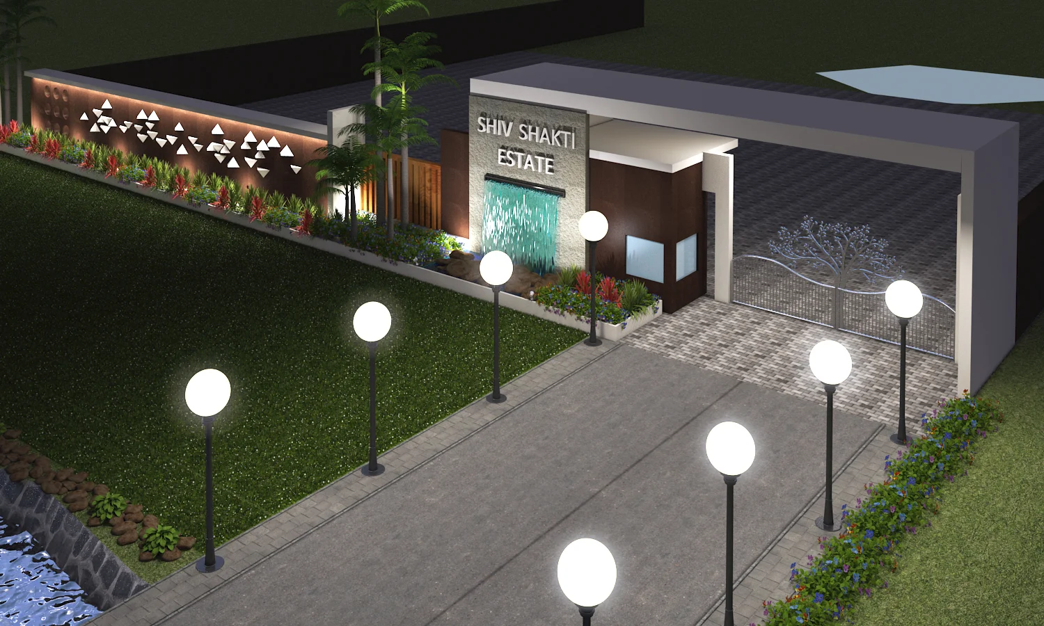 Entrance Gate Aerial