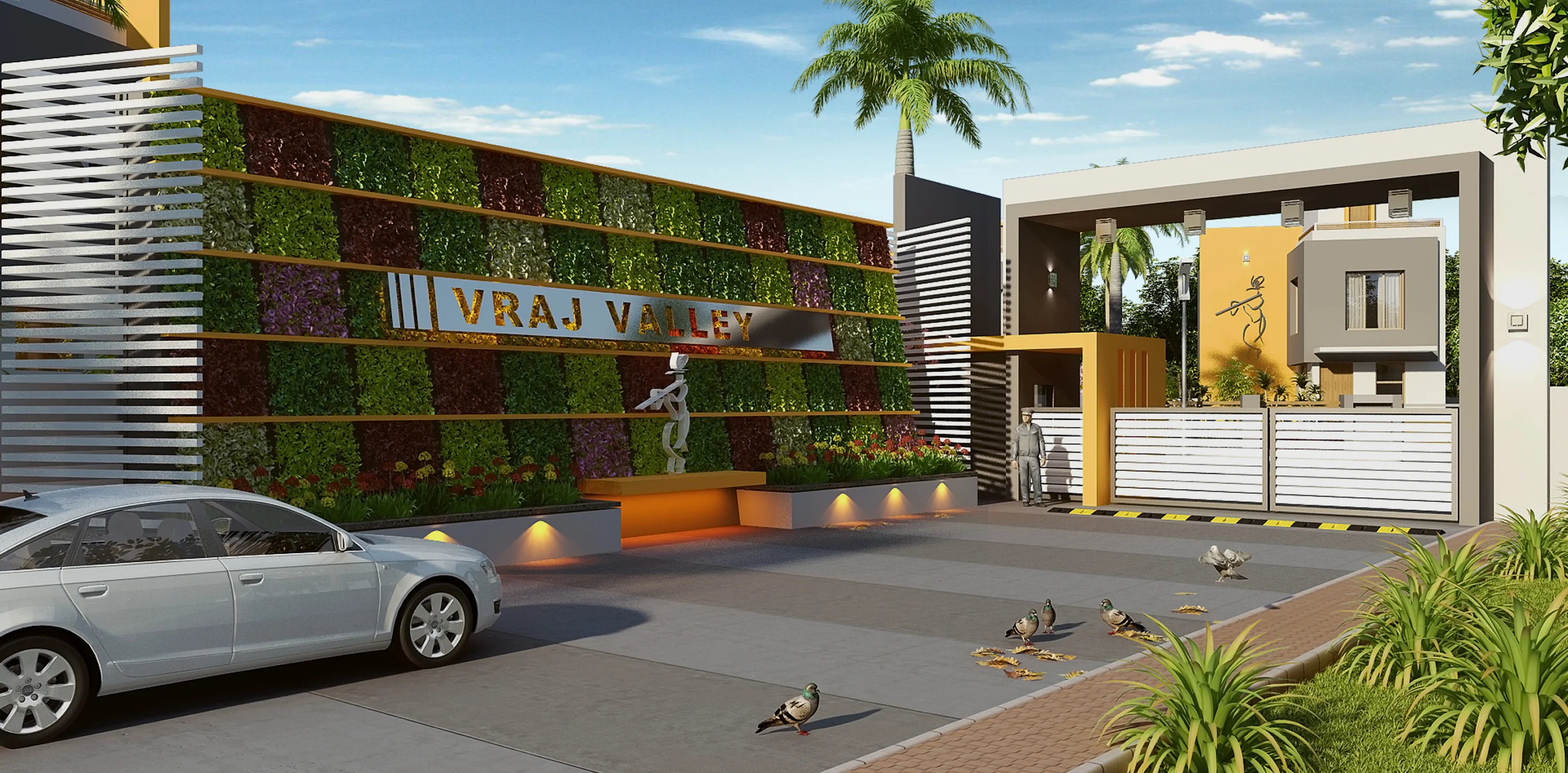 Main Entry Feature Wall